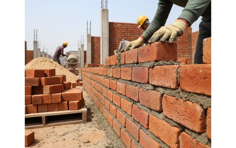 Brickwork Construction Update | Naksha Store Site Progress